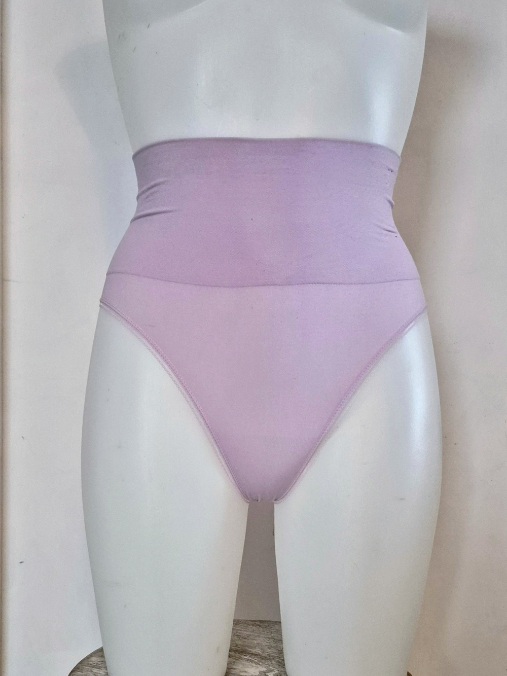 Yummie High-Waist Tong Shaping Briefs - Light Lavender Small